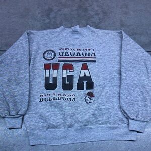 Gray Georgia Bulldogs Sweater